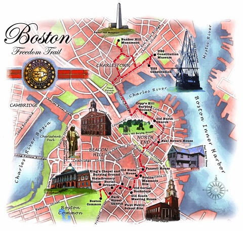 Khám phá lối mòn gạch đỏ trải nghiệm câu chuyện xưa của Boston