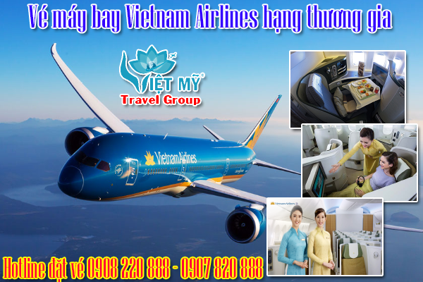 Vé máy bay Vietnam Airlines đi mỹ hạng thương gia bao nhiêu tiền?