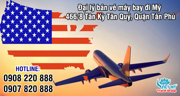 Đại lý bán vé máy bay đi Mỹ 466/8 Tân Kỳ Tân Quý, Quận Tân Phú