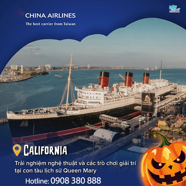 Bay Bắc Mỹ mùa Halloween cùng China Airlines